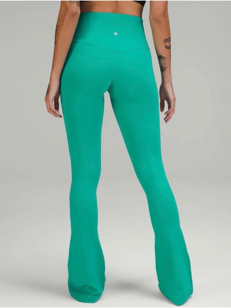 Lululemon Align High-Rise Mini-Flared Pant 32” In Maldives Green